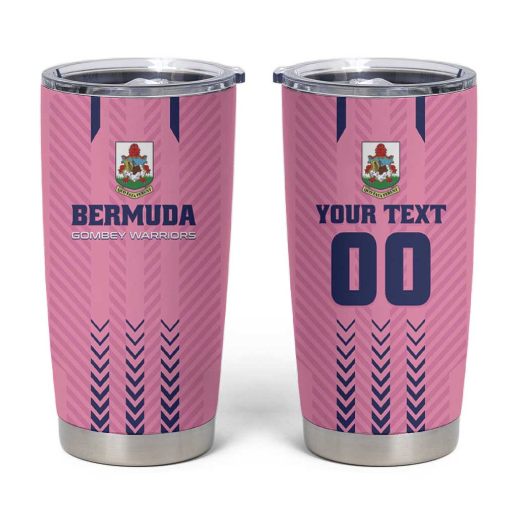 Custom Football Bermuda Tumbler Cup Gombey Warriors Go Champions - Wonder Print Shop
