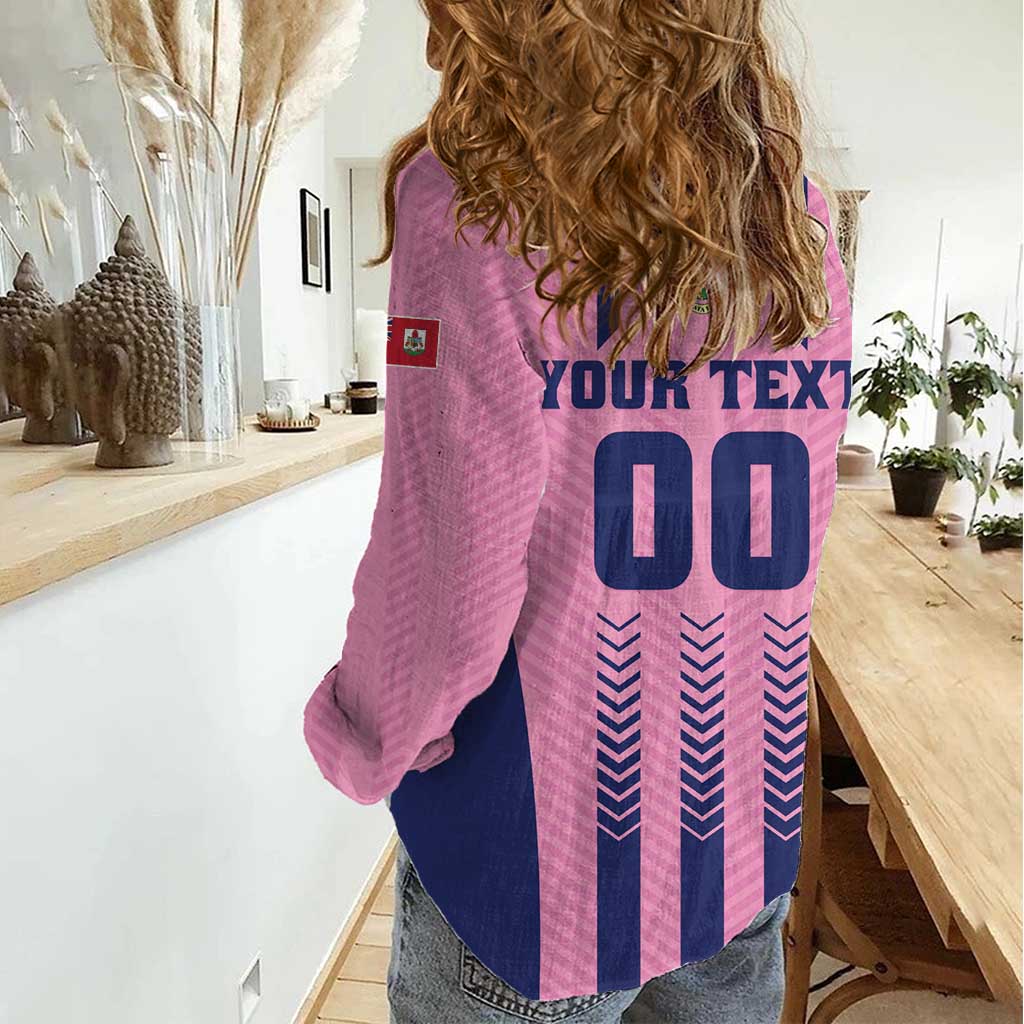 Custom Football Bermuda Women Casual Shirt Gombey Warriors Go Champions - Wonder Print Shop