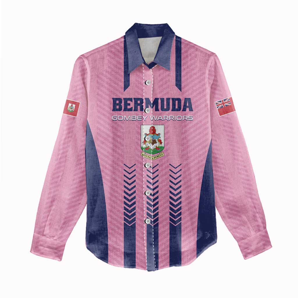 Custom Football Bermuda Women Casual Shirt Gombey Warriors Go Champions - Wonder Print Shop