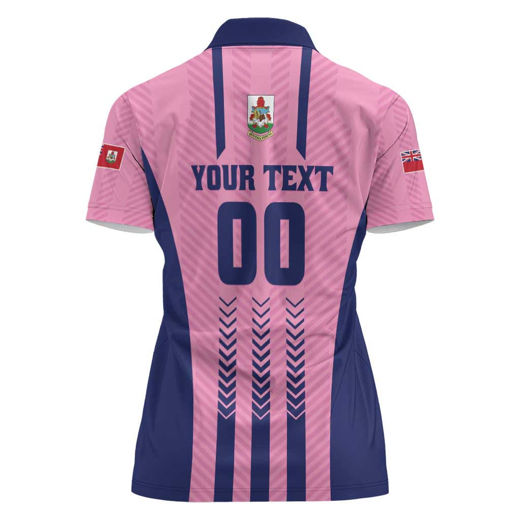 Custom Football Bermuda Women Polo Shirt Gombey Warriors Go Champions - Wonder Print Shop