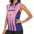 Custom Football Bermuda Women Sleeveless Polo Shirt Gombey Warriors Go Champions - Wonder Print Shop