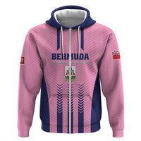 Custom Football Bermuda Zip Hoodie Gombey Warriors Go Champions - Wonder Print Shop