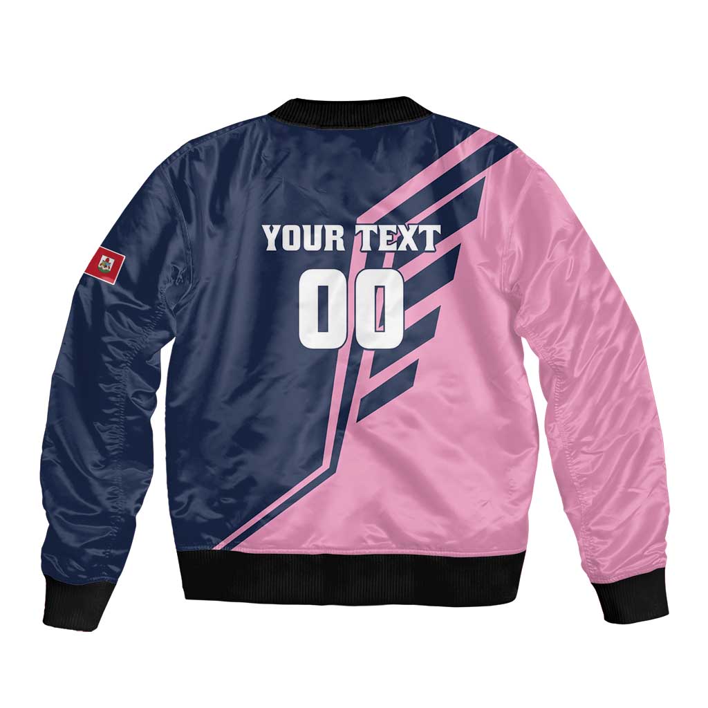 Custom Bermuda Football Bomber Jacket Come On Gombey Warriors - Wonder Print Shop