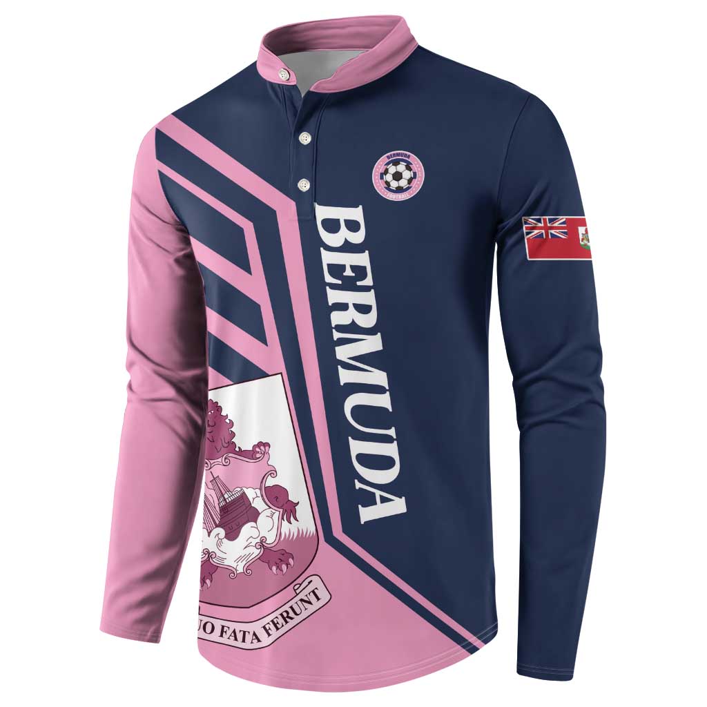 Custom Bermuda Football Button Sweatshirt Come On Gombey Warriors - Wonder Print Shop