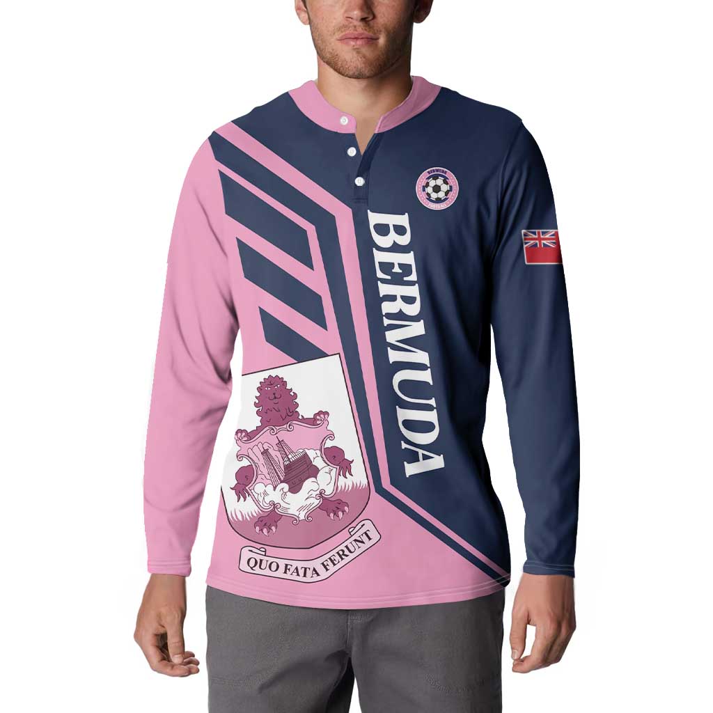 Custom Bermuda Football Button Sweatshirt Come On Gombey Warriors - Wonder Print Shop