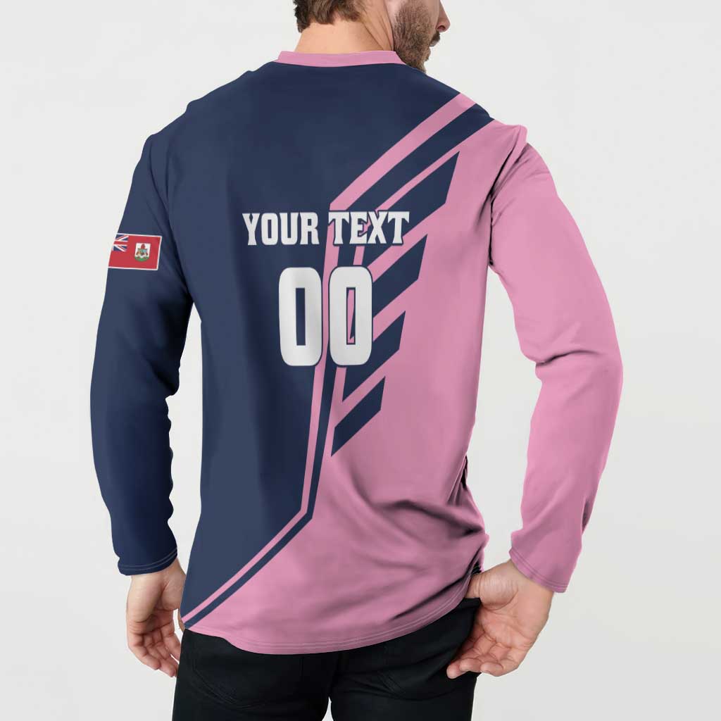 Custom Bermuda Football Button Sweatshirt Come On Gombey Warriors - Wonder Print Shop