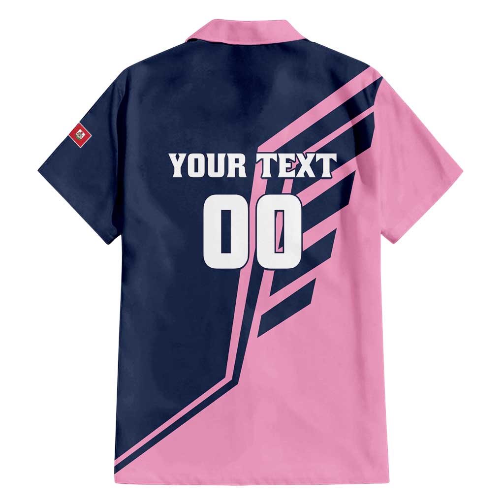 Custom Bermuda Football Family Matching Long Sleeve Bodycon Dress and Hawaiian Shirt Come On Gombey Warriors - Wonder Print Shop