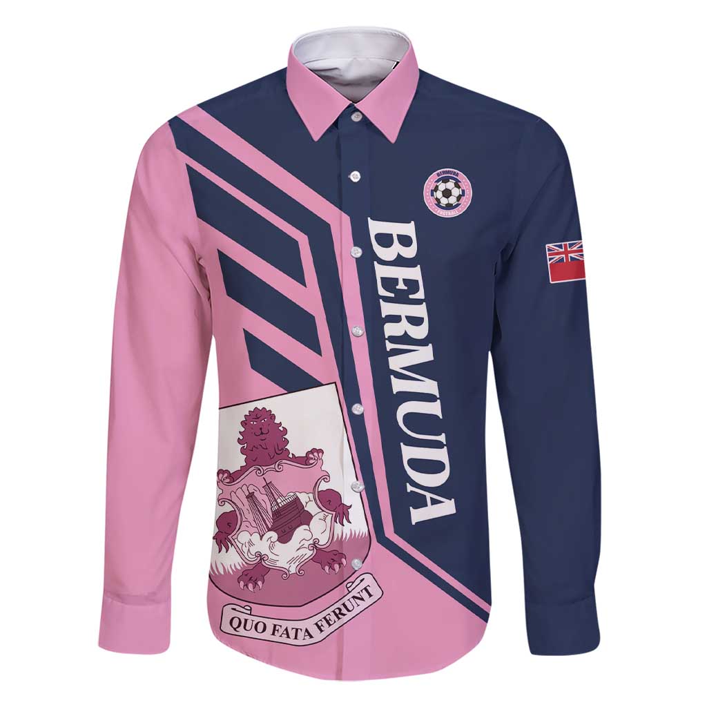 Custom Bermuda Football Family Matching Short Sleeve Bodycon Dress and Hawaiian Shirt Come On Gombey Warriors - Wonder Print Shop