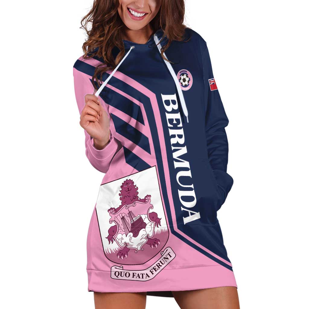Custom Bermuda Football Hoodie Dress Come On Gombey Warriors - Wonder Print Shop