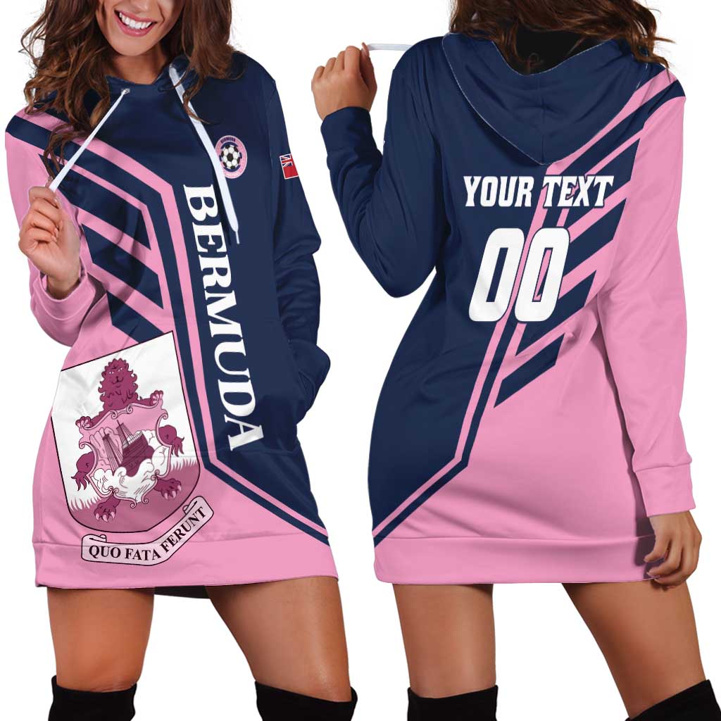 Custom Bermuda Football Hoodie Dress Come On Gombey Warriors - Wonder Print Shop