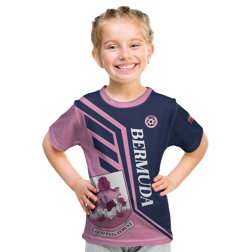 Custom Bermuda Football Kid T Shirt Come On Gombey Warriors - Wonder Print Shop