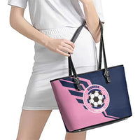 Bermuda Football Leather Tote Bag Come On Gombey Warriors - Wonder Print Shop