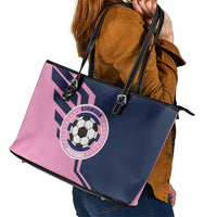 Bermuda Football Leather Tote Bag Come On Gombey Warriors - Wonder Print Shop