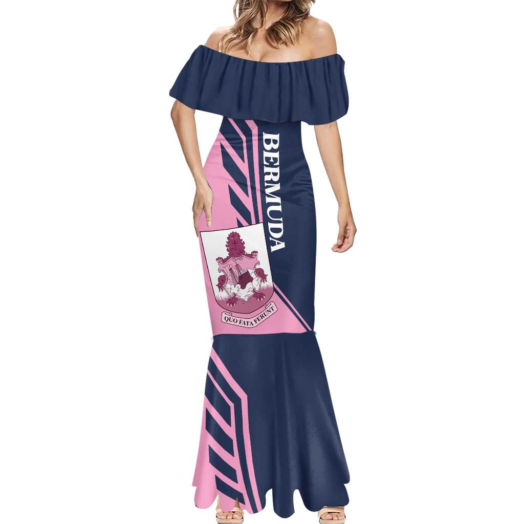 Custom Bermuda Football Mermaid Dress Come On Gombey Warriors - Wonder Print Shop