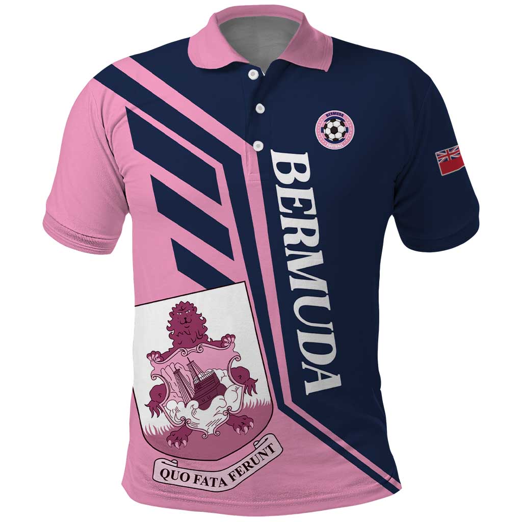 Custom Bermuda Football Polo Shirt Come On Gombey Warriors - Wonder Print Shop