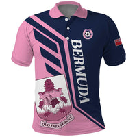 Custom Bermuda Football Polo Shirt Come On Gombey Warriors - Wonder Print Shop
