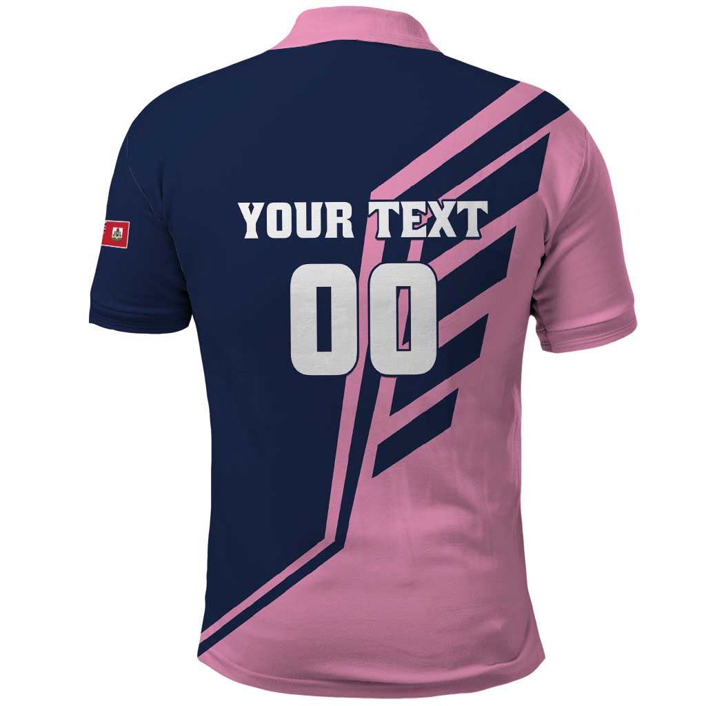 Custom Bermuda Football Polo Shirt Come On Gombey Warriors - Wonder Print Shop