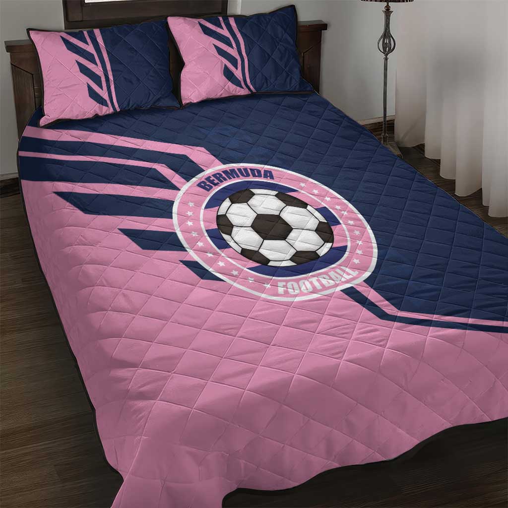 Bermuda Football Quilt Bed Set Come On Gombey Warriors - Wonder Print Shop