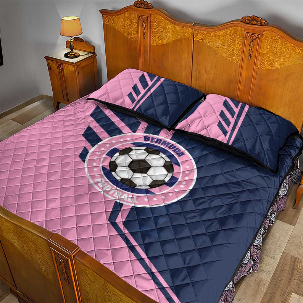 Bermuda Football Quilt Bed Set Come On Gombey Warriors - Wonder Print Shop
