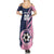 Custom Bermuda Football Summer Maxi Dress Come On Gombey Warriors - Wonder Print Shop