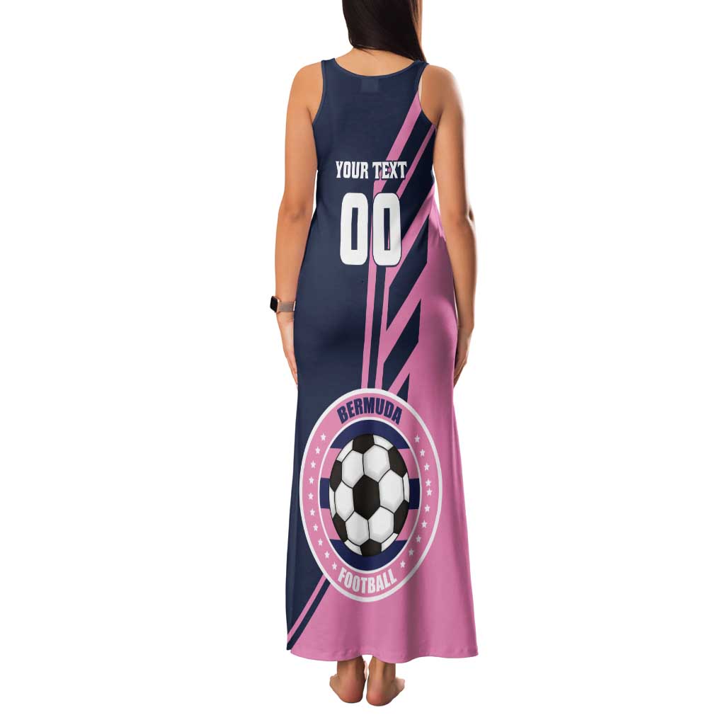 Custom Bermuda Football Tank Maxi Dress Come On Gombey Warriors - Wonder Print Shop