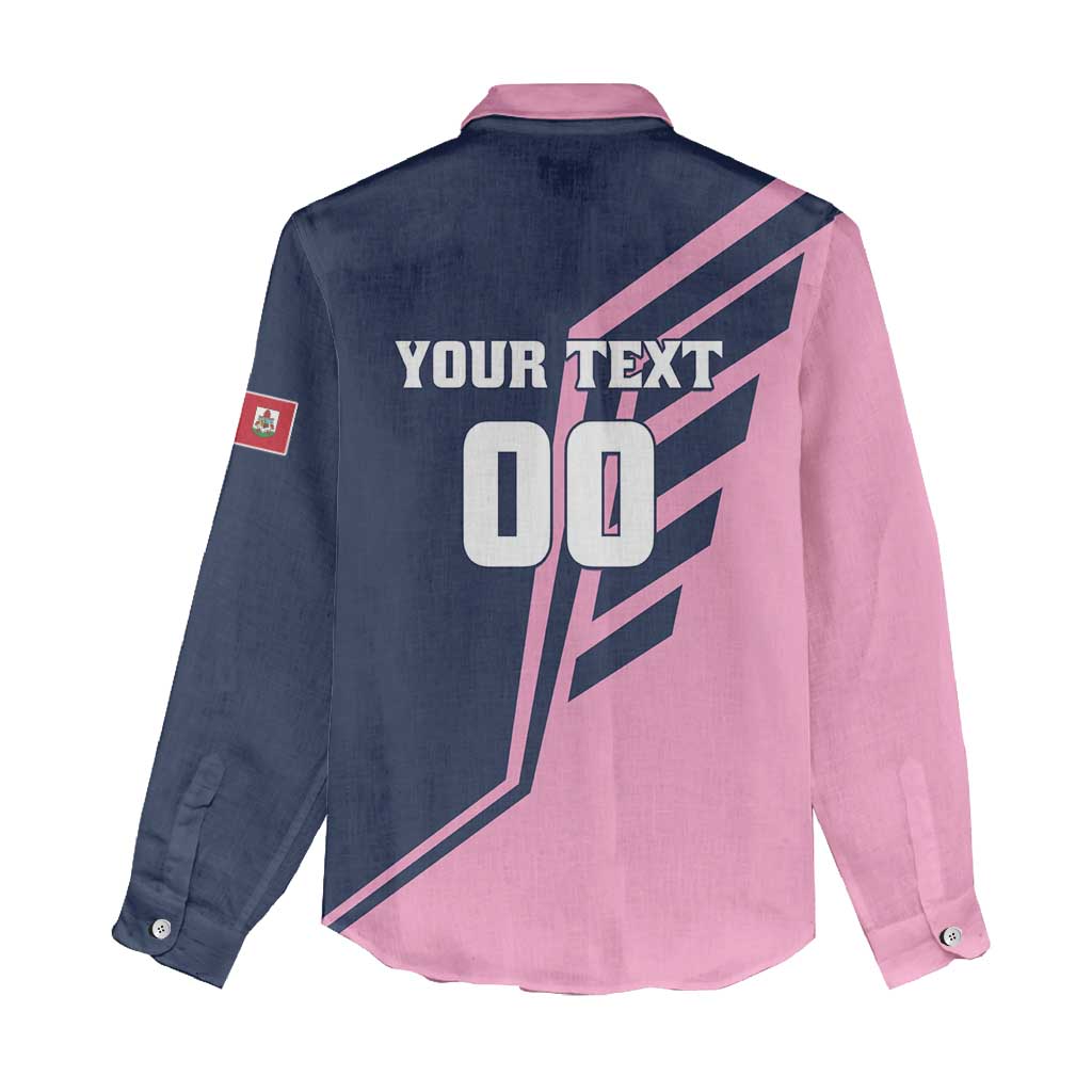 Custom Bermuda Football Women Casual Shirt Come On Gombey Warriors - Wonder Print Shop