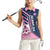 Custom Bermuda Football Women Sleeveless Polo Shirt Come On Gombey Warriors - Wonder Print Shop