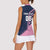 Custom Bermuda Football Women Sleeveless Polo Shirt Come On Gombey Warriors - Wonder Print Shop
