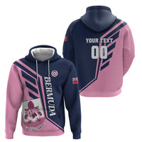 Custom Bermuda Football Zip Hoodie Come On Gombey Warriors - Wonder Print Shop