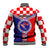 Croatia Baseball Jacket Hrvatska Interlace With Coat Of Arms - Wonder Print Shop