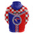 Croatia Hoodie Hrvatska Interlace With Coat Of Arms - Wonder Print Shop