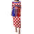 Croatia Puletasi Hrvatska Interlace With Coat Of Arms - Wonder Print Shop