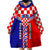 Croatia Wearable Blanket Hoodie Hrvatska Interlace With Coat Of Arms - Wonder Print Shop