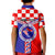 Custom Croatia Kid Polo Shirt Hrvatska Interlace With Coat Of Arms - Wonder Print Shop