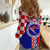 Custom Croatia Women Casual Shirt Hrvatska Interlace With Coat Of Arms - Wonder Print Shop