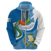 Guatemala Hoodie Guatemalan Quetzal With Coat of Arms - Wonder Print Shop