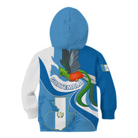 Guatemala Kid Hoodie Guatemalan Quetzal With Coat of Arms - Wonder Print Shop
