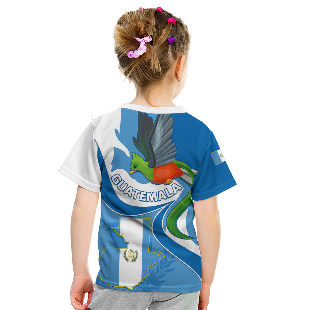 Guatemala Kid T Shirt Guatemalan Quetzal With Coat of Arms - Wonder Print Shop
