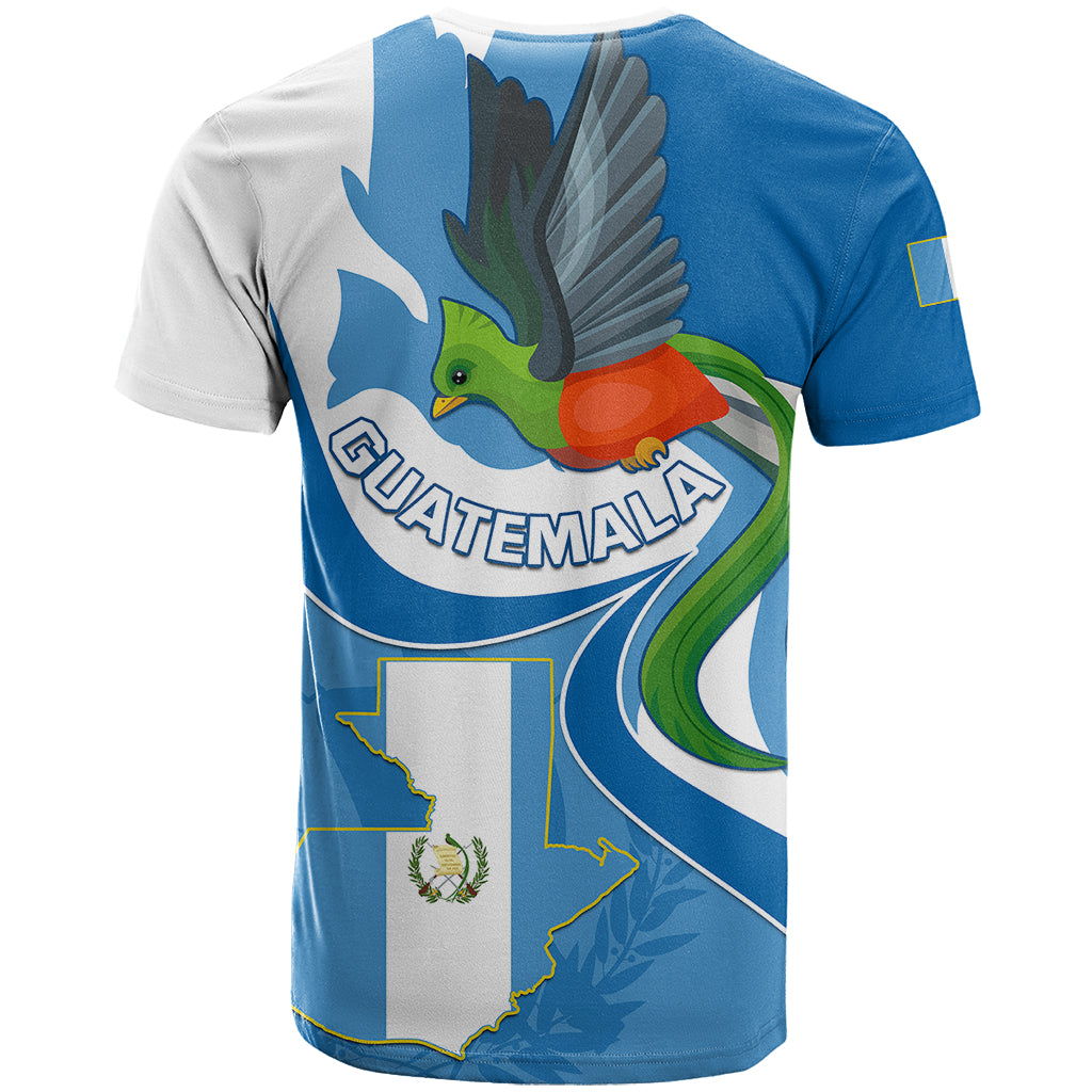 Guatemala T Shirt Guatemalan Quetzal With Coat of Arms - Wonder Print Shop