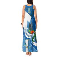 Guatemala Tank Maxi Dress Guatemalan Quetzal With Coat of Arms - Wonder Print Shop