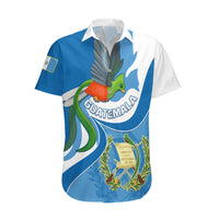 Personalised Guatemala Hawaiian Shirt Guatemalan Quetzal With Coat of Arms - Wonder Print Shop