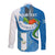 Personalised Guatemala Long Sleeve Button Shirt Guatemalan Quetzal With Coat of Arms - Wonder Print Shop