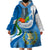 Personalised Guatemala Wearable Blanket Hoodie Guatemalan Quetzal With Coat of Arms - Wonder Print Shop