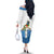 Guatemala Independence Day Off The Shoulder Long Sleeve Dress Guatemalan Coat of Arms Mix Maya Pattern - Wonder Print Shop
