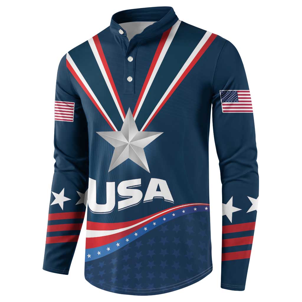 Custom USA Star Medal Button Sweatshirt United States of America Champion - Wonder Print Shop
