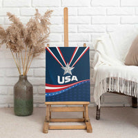 USA Star Medal Canvas Wall Art United States of America Champion - Wonder Print Shop