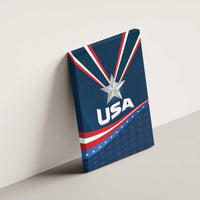 USA Star Medal Canvas Wall Art United States of America Champion - Wonder Print Shop