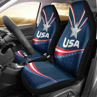 USA Star Medal Car Seat Cover United States of America Champion - Wonder Print Shop