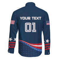 Custom USA Star Medal Family Matching Off Shoulder Short Dress and Hawaiian Shirt United States of America Champion - Wonder Print Shop