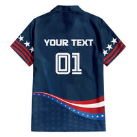 Custom USA Star Medal Family Matching Short Sleeve Bodycon Dress and Hawaiian Shirt Team USA Champion - Wonder Print Shop